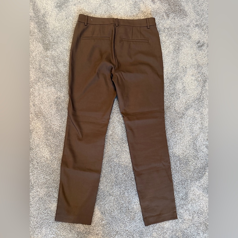 Loft curvy brown skinny dress pants - Picture 7 of 7